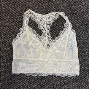 Lace Bralette in Cream